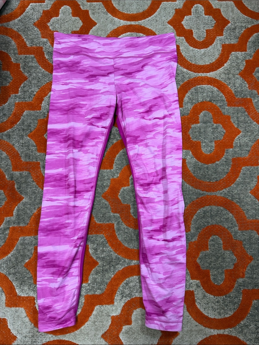 Under Armour Pink Camo High-Rise Leggings